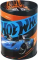 Hot Wheels. Skarbonka metalowa okrągła - tantis.pl