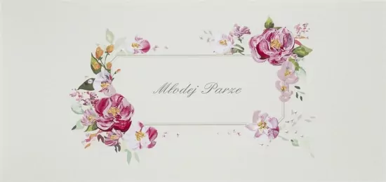 Karnet Ślub DL S39 - Młodej Parze