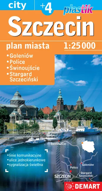 Mapa samochodowa Szczecin 1:250000 - tantis.pl