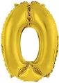 Balon foliowy 0 złoty 35cm - tantis.pl