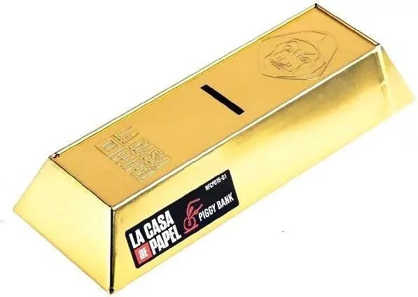 Skarbonka sztabka złota Dom z papieru - tantis.pl