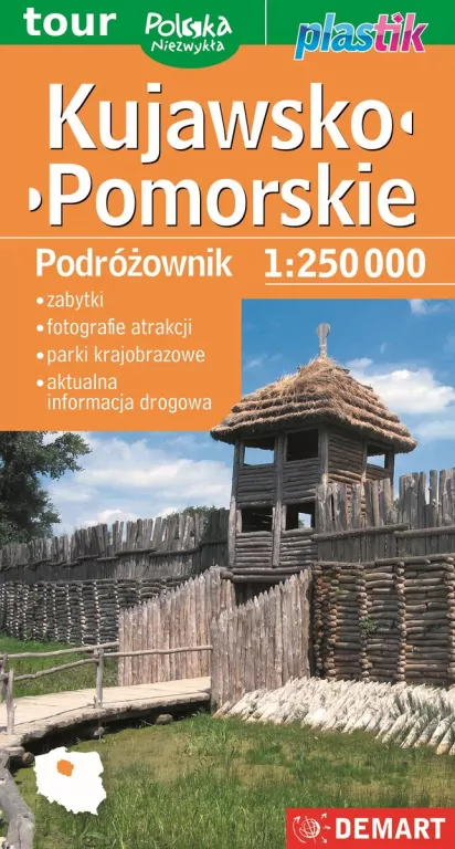 Kujawsko-pomorskie Podróżownik 1:250 000 - tantis.pl