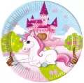 Talerzyki papierowe Unicorn 23cm - tantis.pl