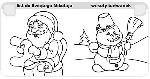 Kolorowanki naklejki Zima - tantis.pl