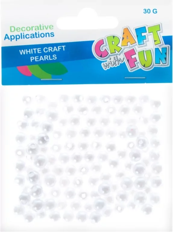 Ozdoba dekoracyjna koraliki plastikowe perły - tantis.pl