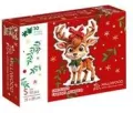 Puzzle drewniane 50 Christmas Reniferek - tantis.pl