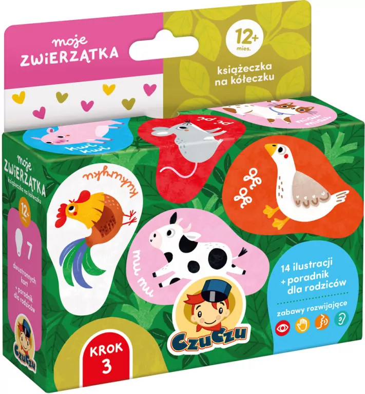 CzuCzu. Moje zwierzątka 12+ Książeczka na kółeczku - tantis.pl
