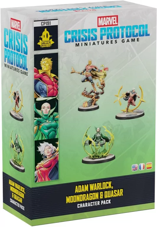 Marvel: Crisis Protocol - Adam Warlock, Moondragon & Quasar - Character Pack - tantis.pl