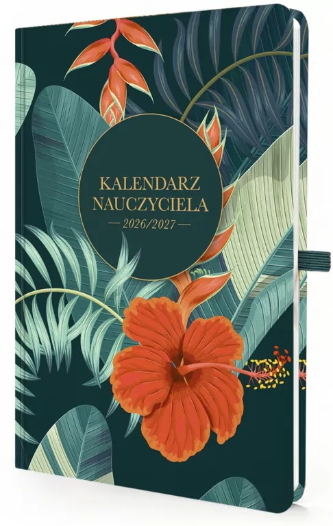 Kalendarz 2026/27 A5 Nauczyciela Tygodniowy Kwiaty - tantis.pl