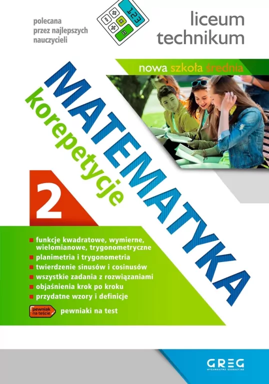 Matematyka. Korepetycje 2. Liceum i technikum - tantis.pl