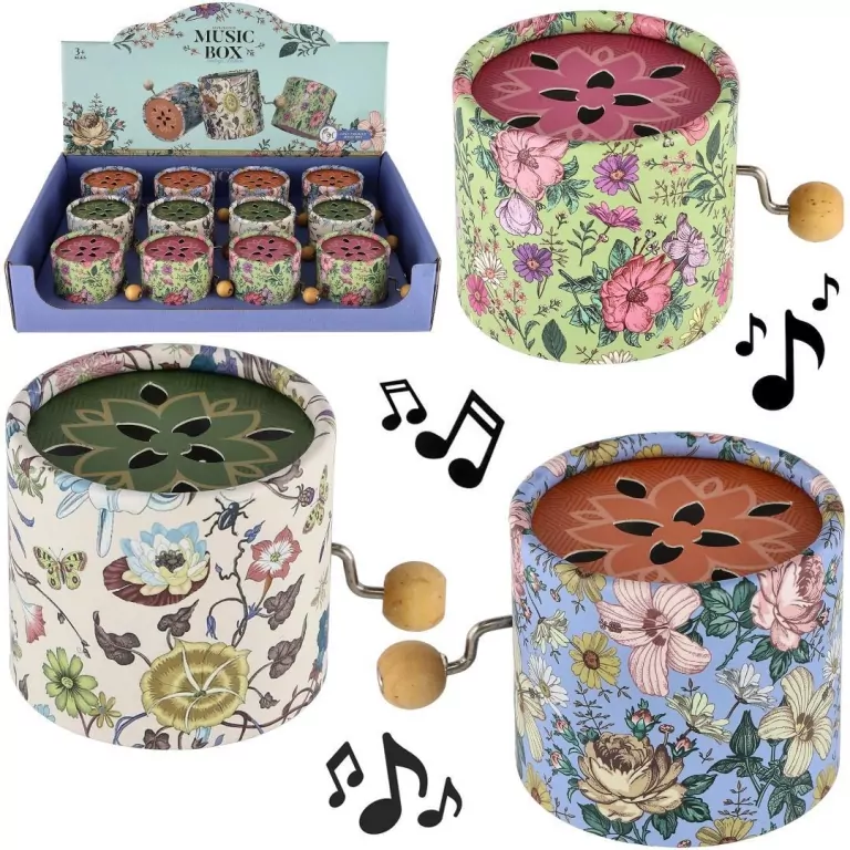 Pozytywka katarynka kwiaty MIX - tantis.pl