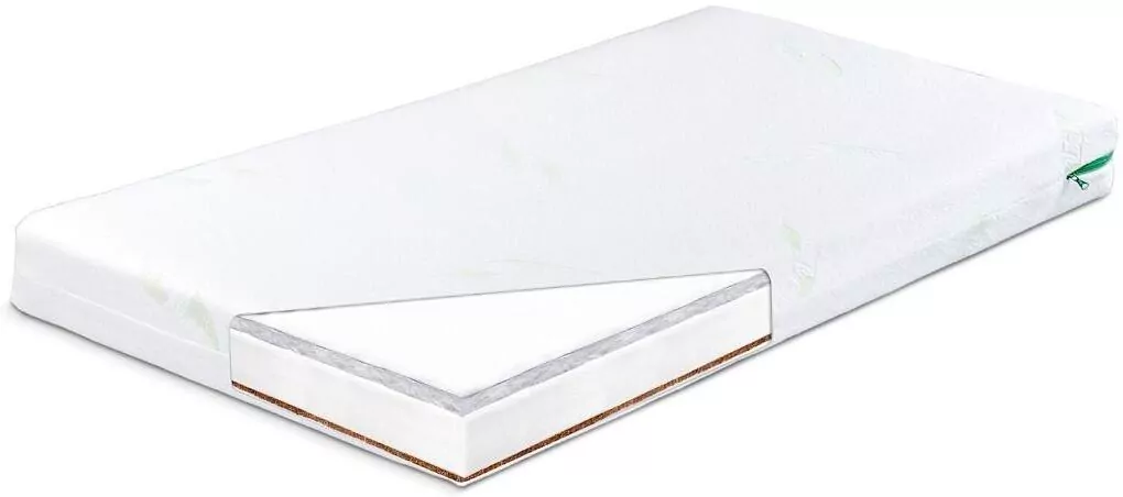 Materac gryka-pianka-kokos Luxe aloe vera 120x60cm - tantis.pl