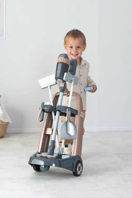 Smoby Rowenta Wózek z odkurzaczem XForce - tantis.pl