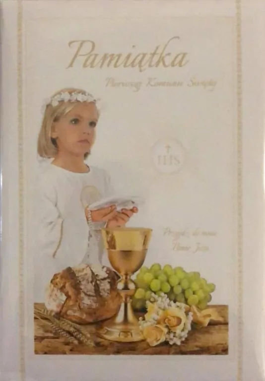 Książeczka brokat A5 Komunia wzór nr 013 - tantis.pl
