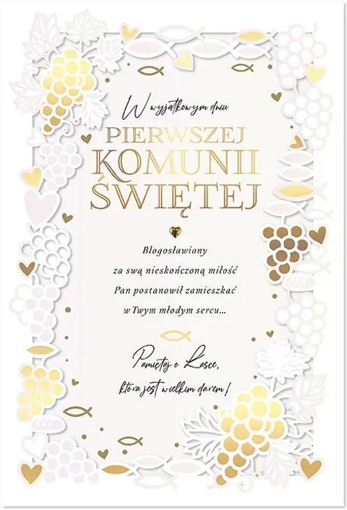 Karnet Primus Komunia - tantis.pl