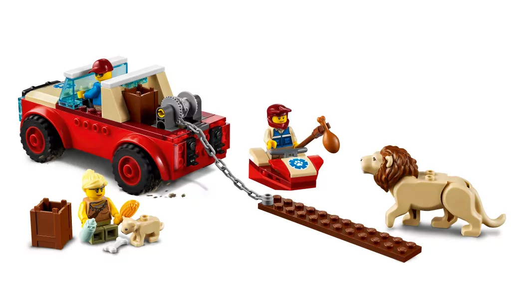 LEGO® City. Terenówka ratowników dzikich zwierząt. 60301 - tantis.pl