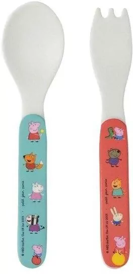 Zestaw sztućców dla dziecka 2el Świnka Peppa - tantis.pl