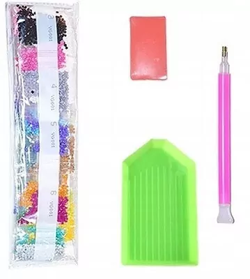 Diamentowa mozaika Koń ze źrebakiem nad sianem NO-1007774 - tantis.pl