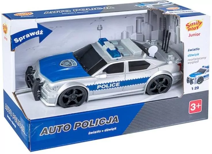 Auto policja światło dźwięk - tantis.pl