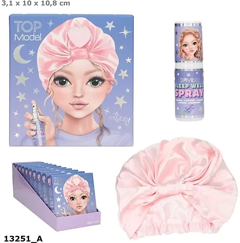 Zestaw do spania turban i spray Top Model BEAUTY&ME 13251A - tantis.pl
