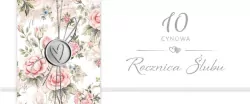 Karnet Rocznica Ślubu 10