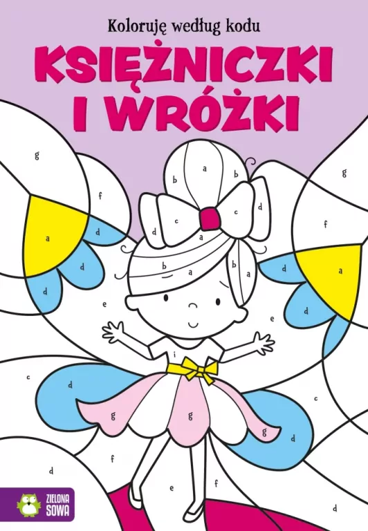 Koloruję według kodu. Księżniczki i wróżki - tantis.pl