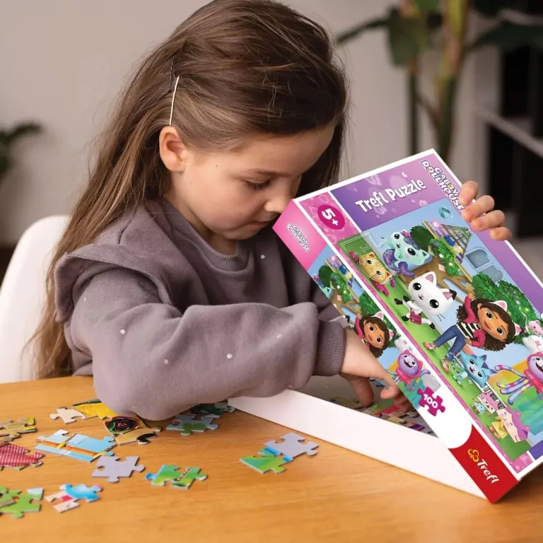 Koci Domek Gabi. Puzzle 100 elementów - tantis.pl