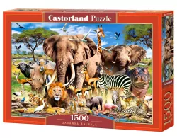 Puzzle 1500. Savanna Animals