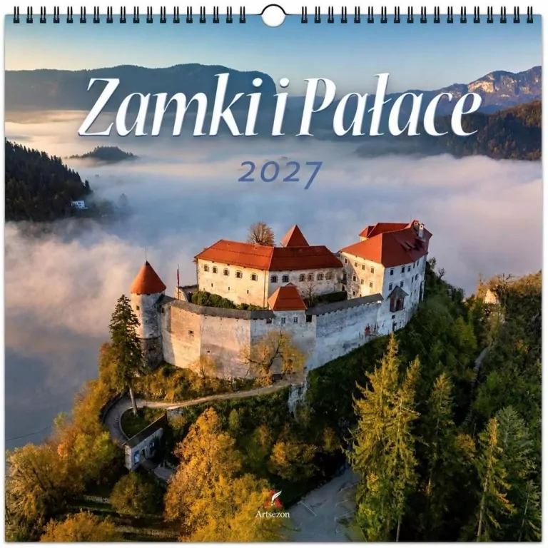Kalendarz 2027 wieloplanszowy 33x33cm Zamki i... - tantis.pl