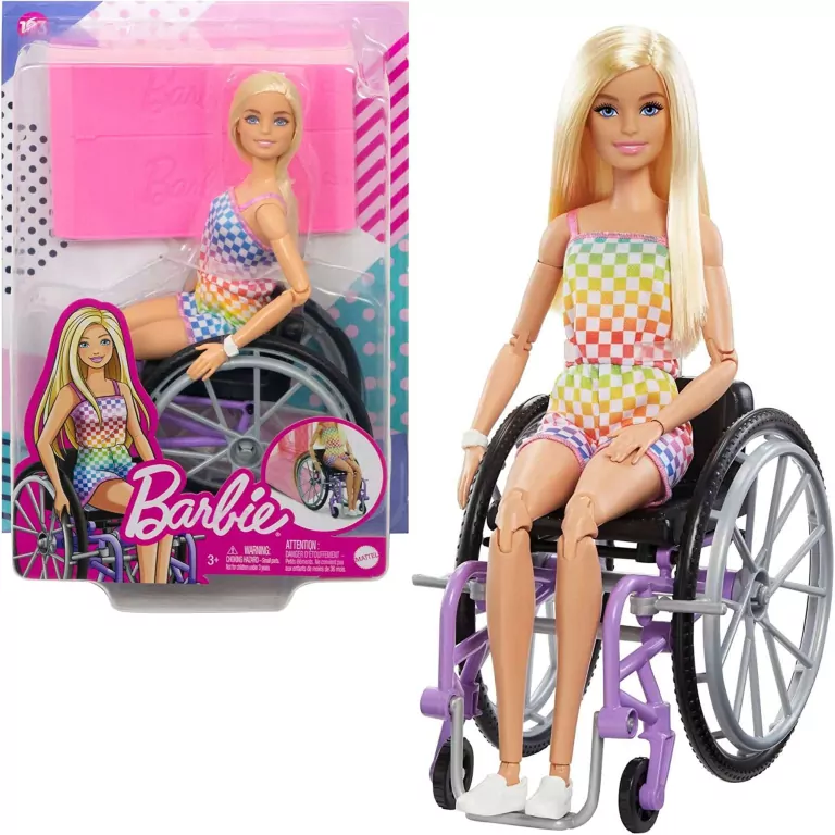 Lalka Barbie Fashonistas na wózku - tantis.pl