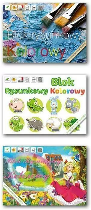 Blok rysunkowy A4 kolorowy Lucrum - tantis.pl