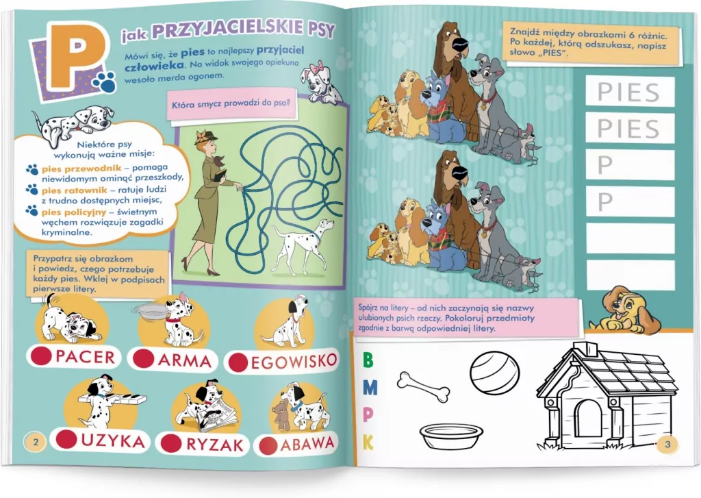Disney. Zwierzęta i litery - tantis.pl