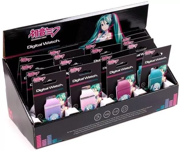 Zegarek cyfrowy silikonowy Hatsune Miku MIX - tantis.pl