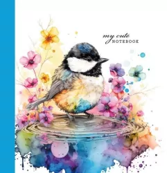 Notatnik ozdobny 100x100/48K gładki. Modraszka