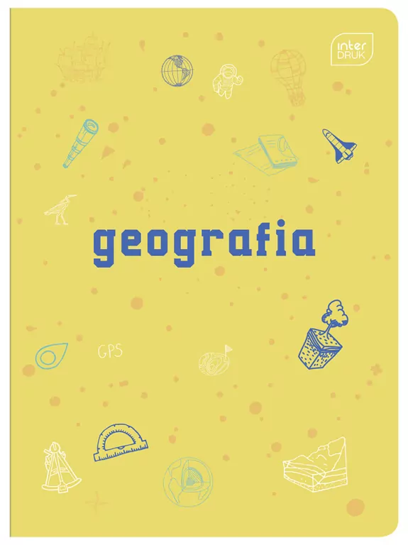 Zeszyt A5/60K kratka Hybrid Geografia - tantis.pl