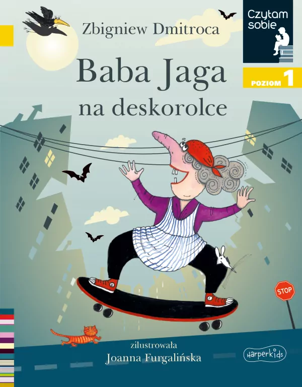 Baba Jaga na deskorolce. Czytam sobie. Poziom 1 - tantis.pl