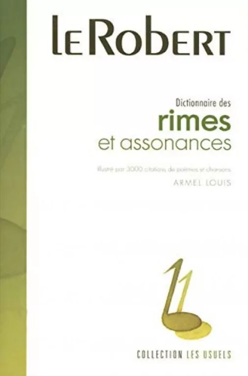 Dictionnaire usuels des rimes et assonances - tantis.pl