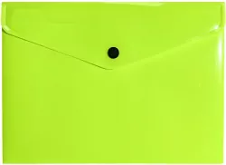 Teczka koperta A5 PP neon żółta