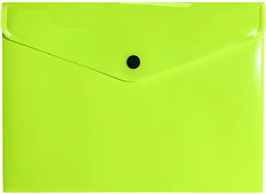 Teczka koperta A5 PP neon żółta