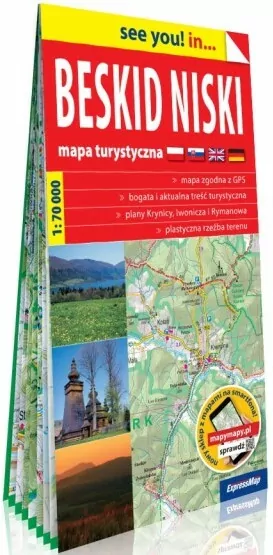 See you! in... Beskid Niski. Mapa turystyczna 1:70 000 - tantis.pl
