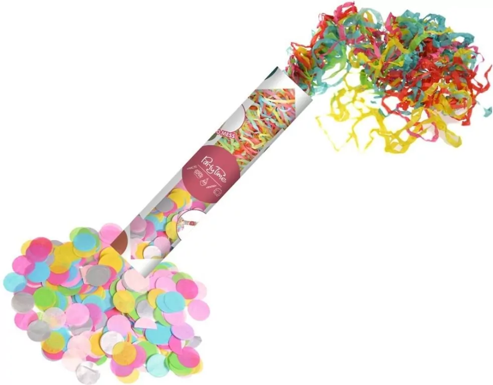 Party Duo serpentyny i konfetti w tubie - tantis.pl