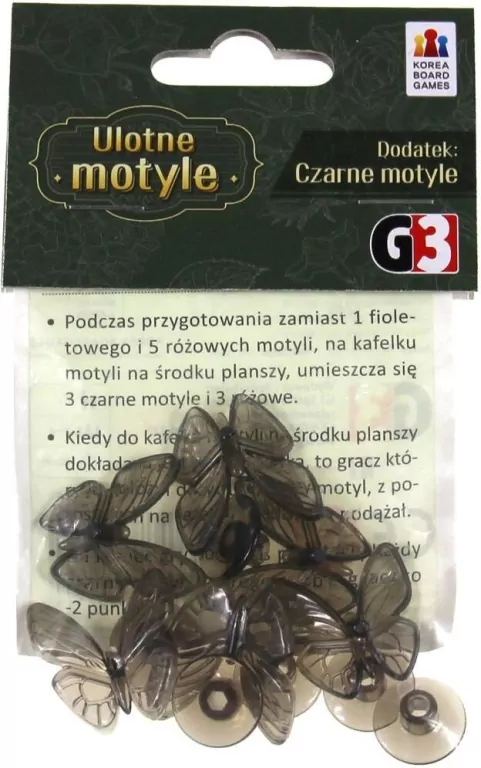 Ulotne motyle: dodatek Czarne motyle - tantis.pl