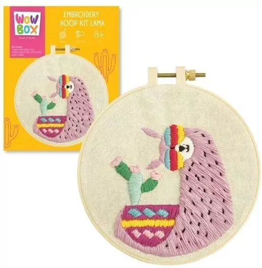 Wow Box. Zestaw do haftowania Lama - tantis.pl