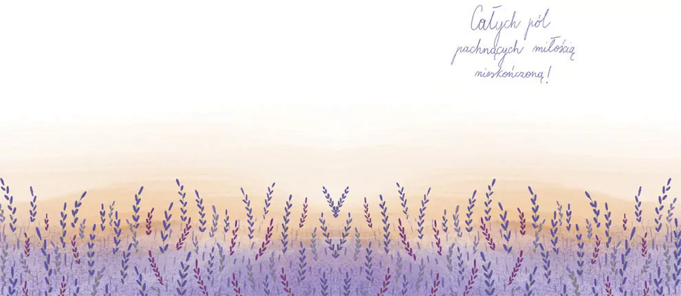 Karnet. Ślub. Para w lawendzie - tantis.pl