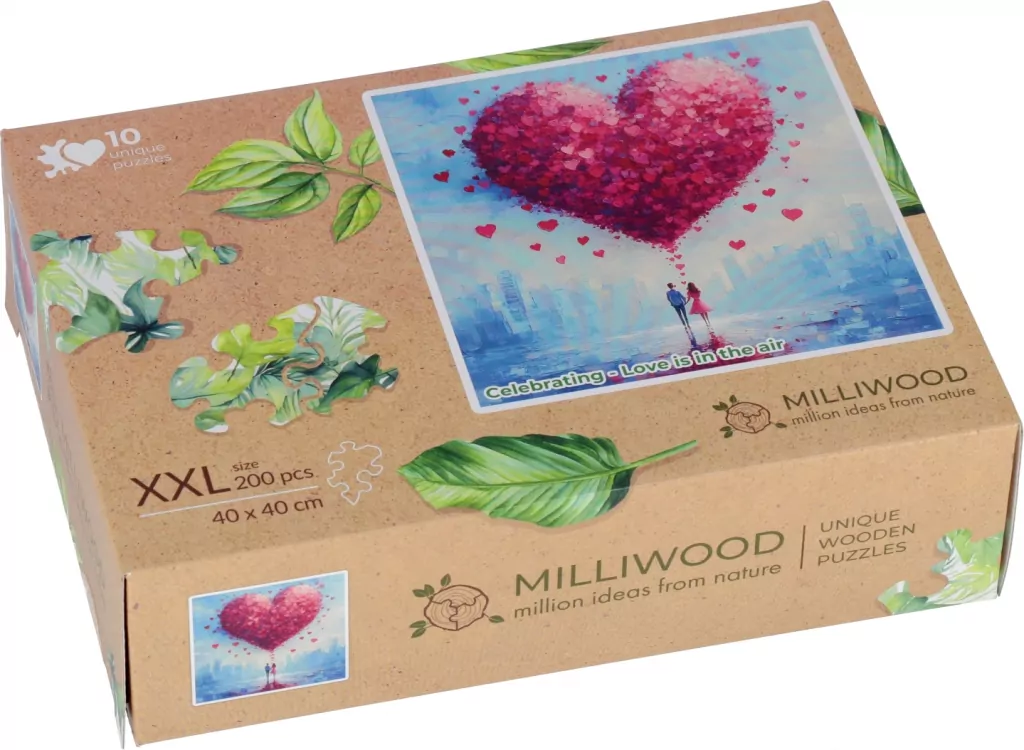 Puzzle drewniane 200. Miłość wisi w powietrzu - tantis.pl