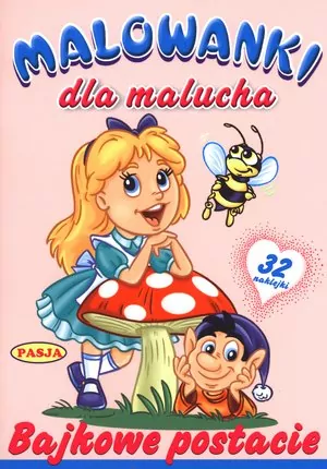 Bajkowe postacie. Malowanki dla maluchów - tantis.pl
