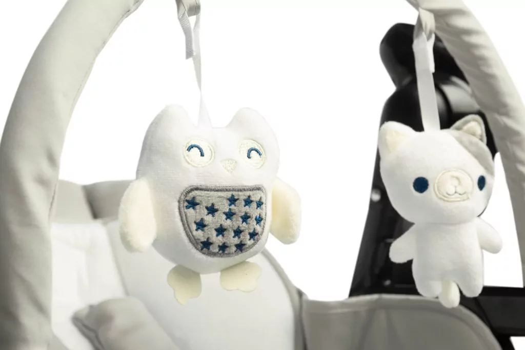 Caretero Krzesełko + huśtawka Indigo czarno szare - tantis.pl