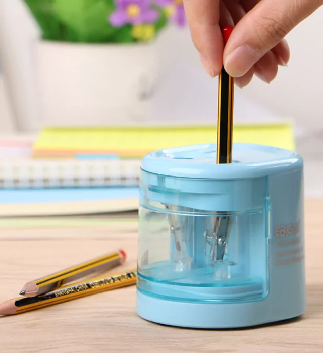 Temperówka dwuotworowa na baterie. Niebieska - tantis.pl