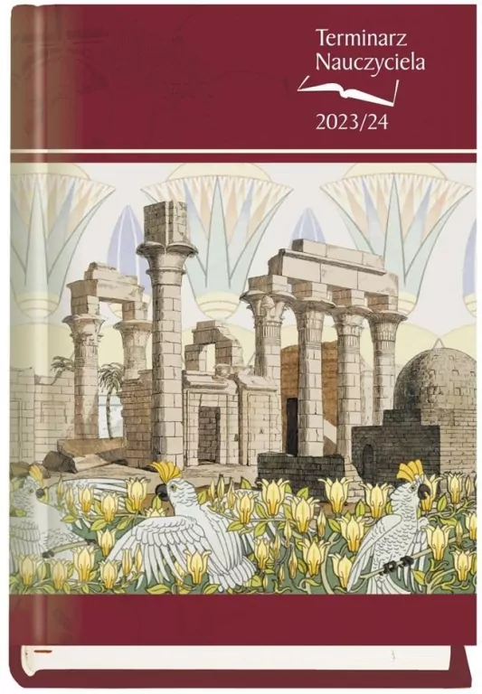 Terminarz nauczyciela 2016/17 bordowy maszyny - tantis.pl