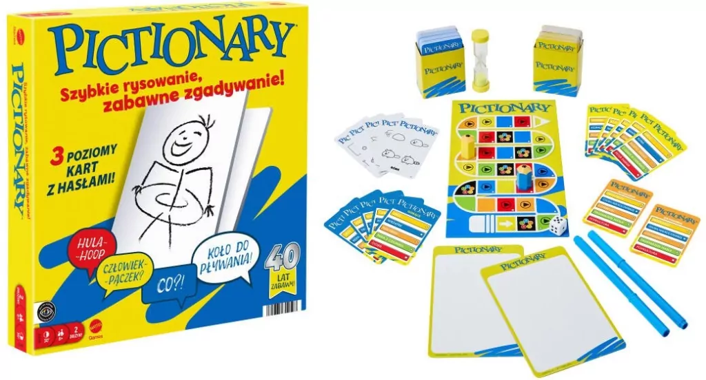 Pictionary rodzinna gra w rysowanie - tantis.pl